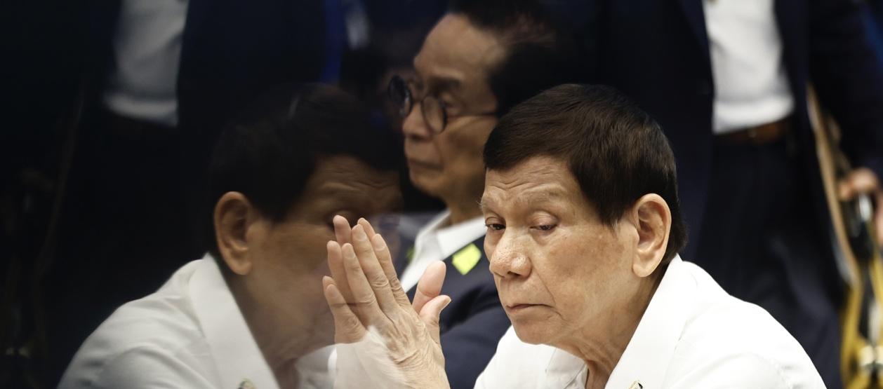 El expresidente filipino Rodrigo Duterte.