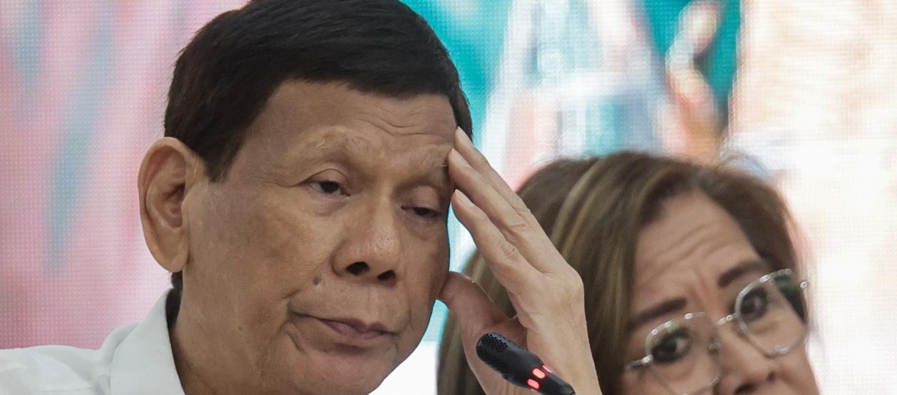 El polémico expresidente de Filipinas, Rodrigo Duterte.