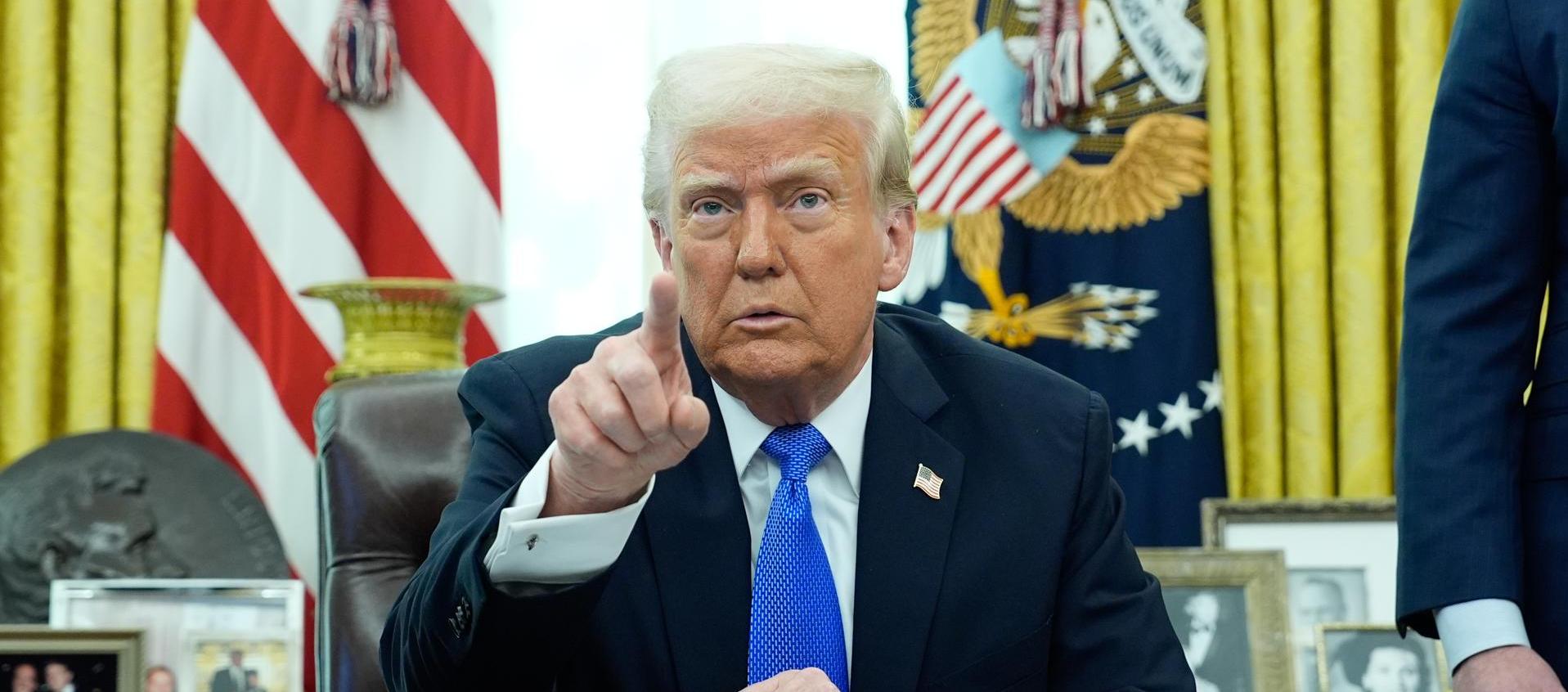 El presidente de Estados Unidos, Donald Trump.