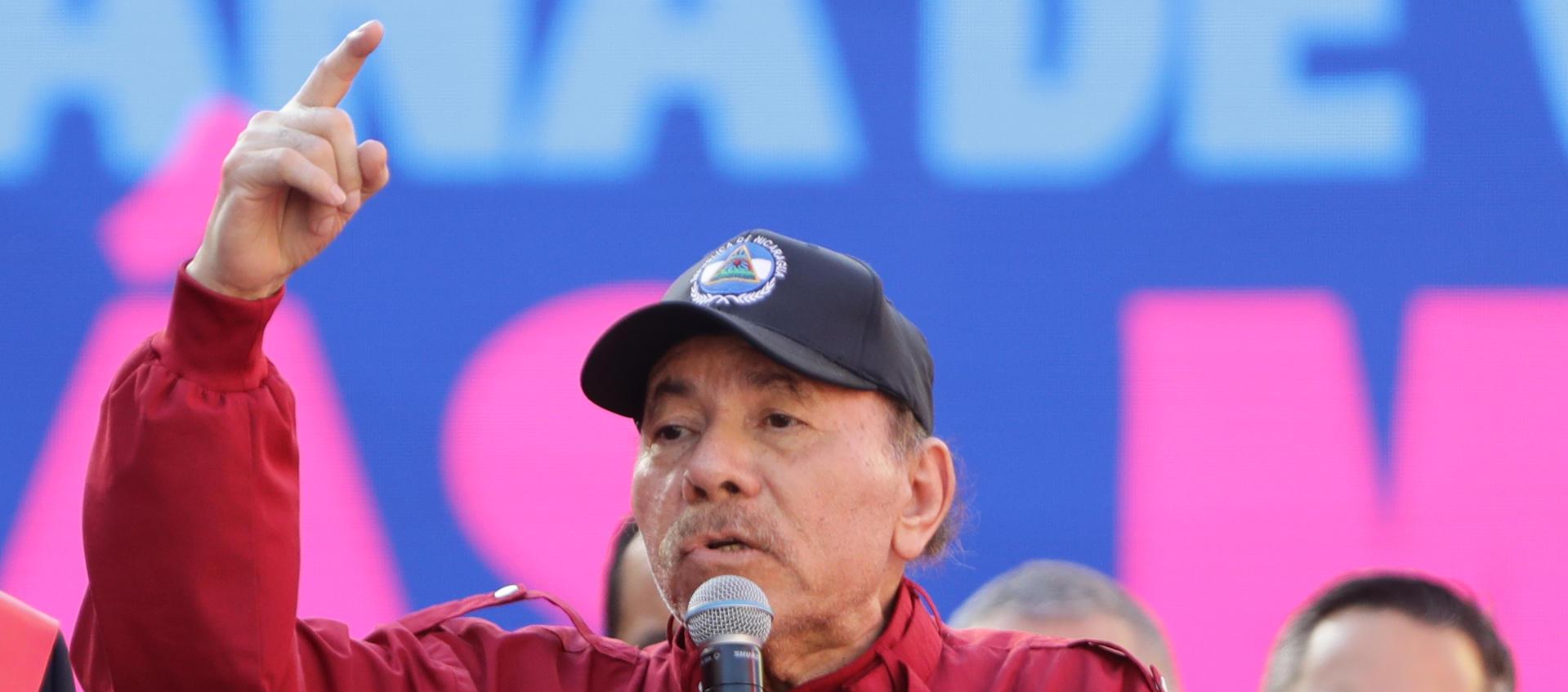 El presidente de Nicaragua, Daniel Ortega. 