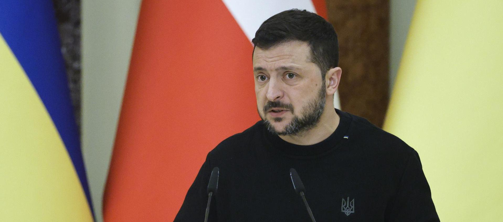 El presidente de Ucrania, Volodímir Zelenski. 