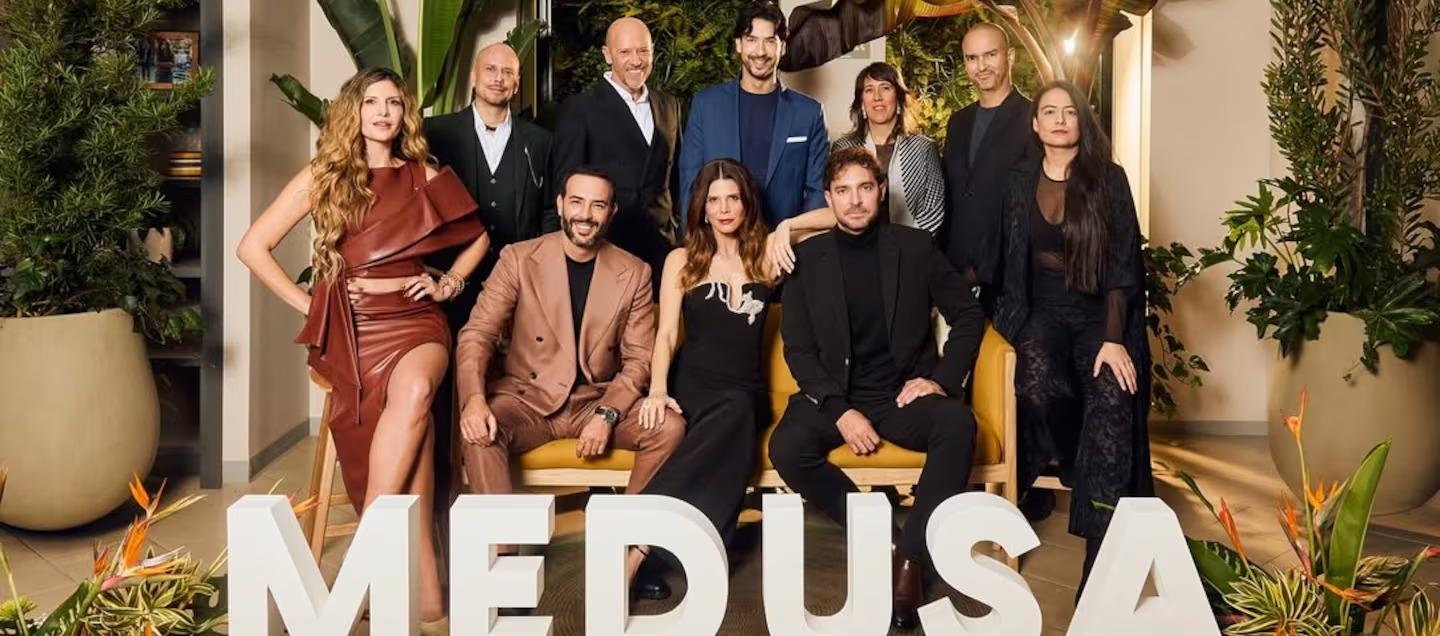 Elenco de la serie "Medusa" de Netflix.