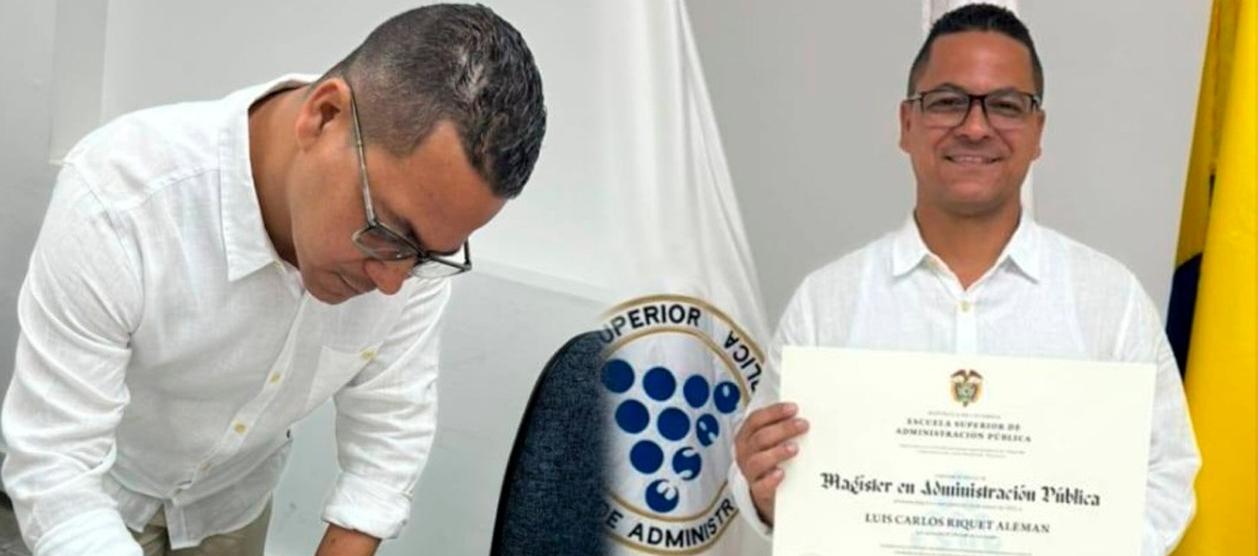 Luis Carlos Riquet Alemán, exconcejal de Soledad y exsecretario de educación de Malambo.