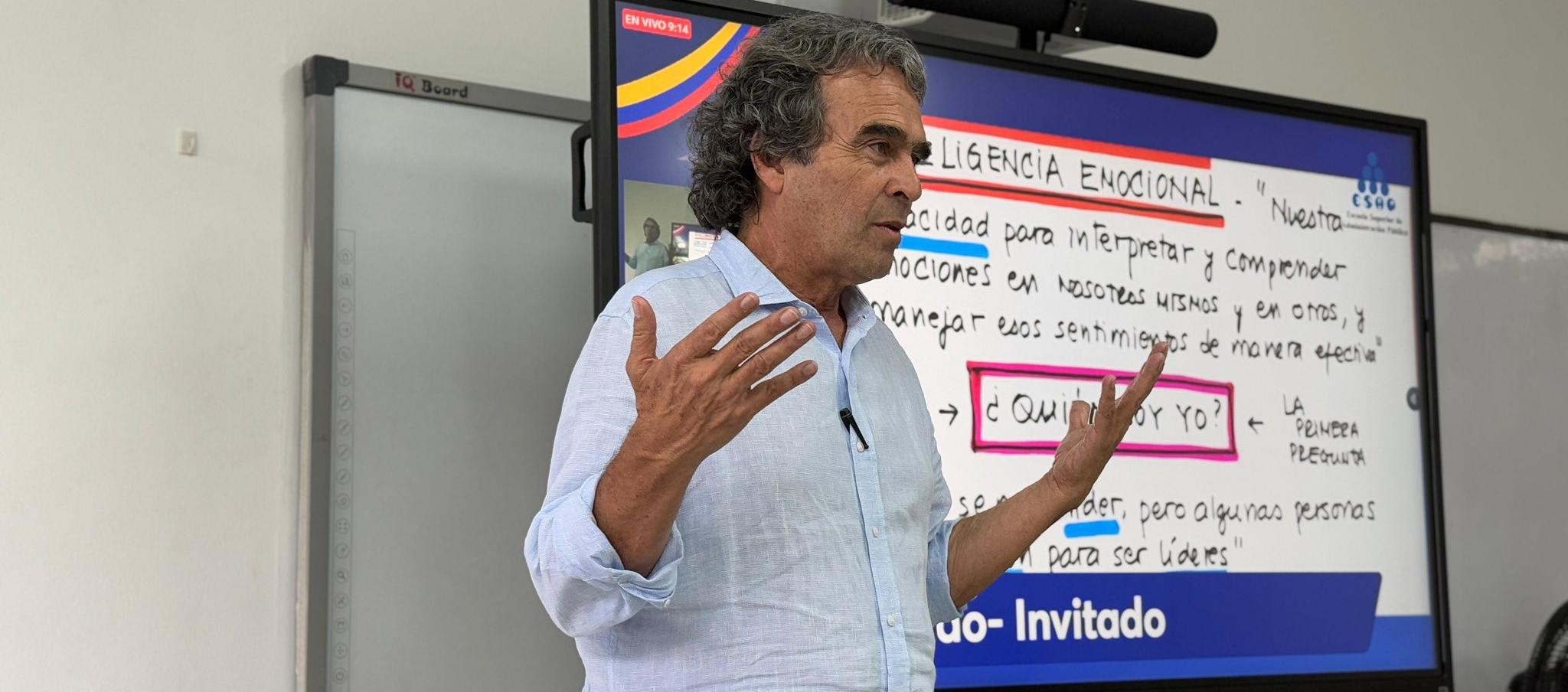 El excandidato presidencial Sergio Fajardo.