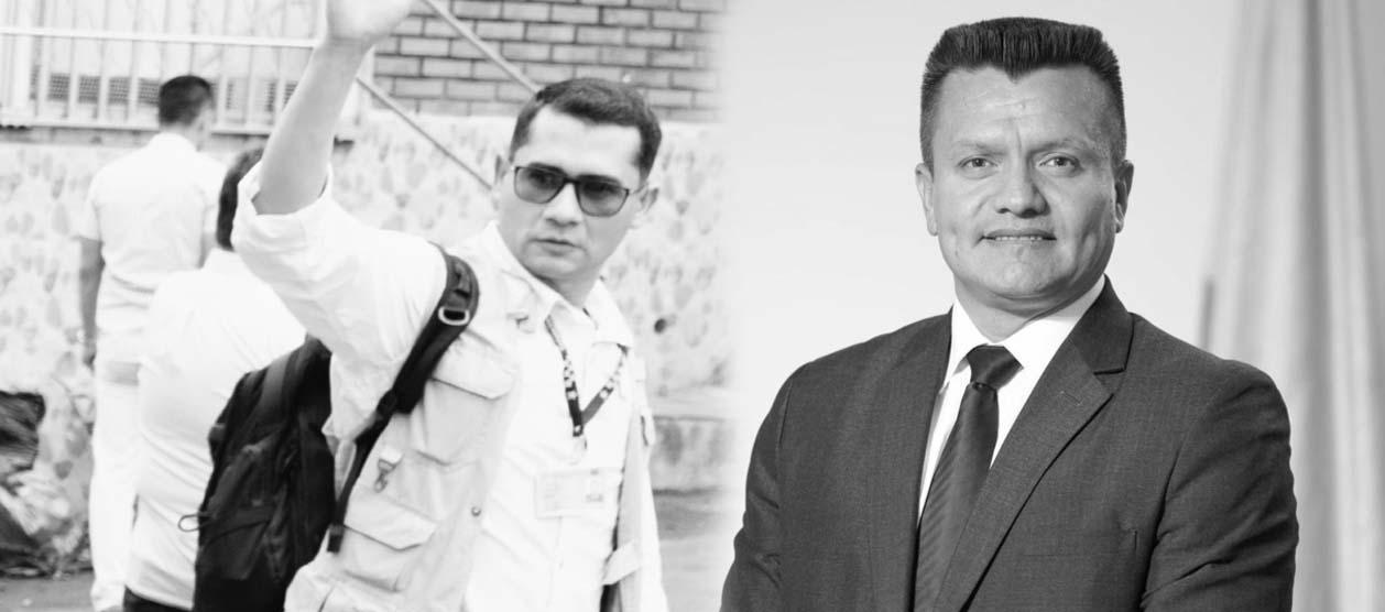 Los dos escoltas fallecidos. 