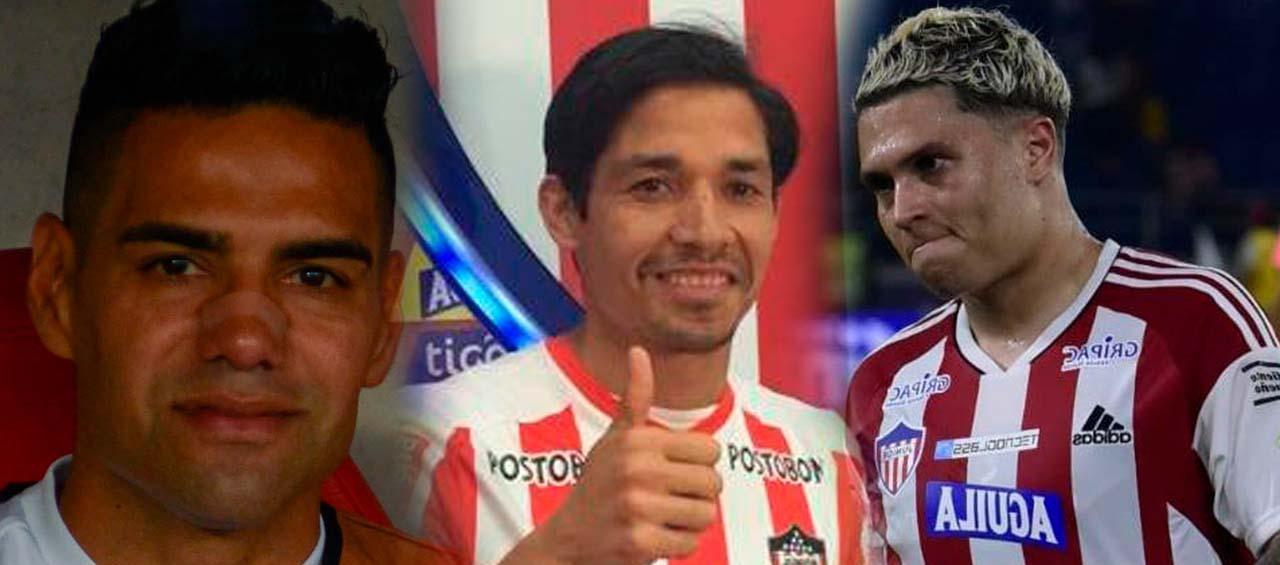 Radamel Falcao García, Matías Fernández y Juan Fernando Quintero.