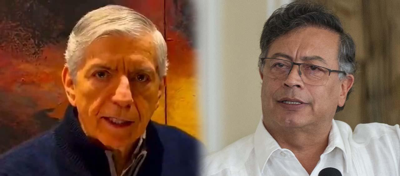 César Gaviria y Gustavo Petro.