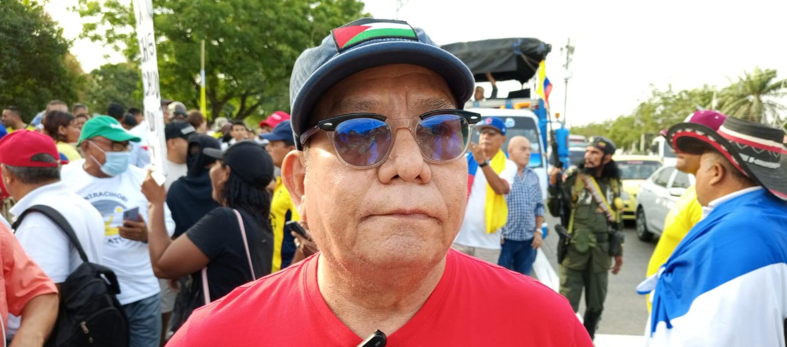 Henry Gordon, presidente de la Central Unitaria de Trabajadores CUT subdirectiva Atlántico.