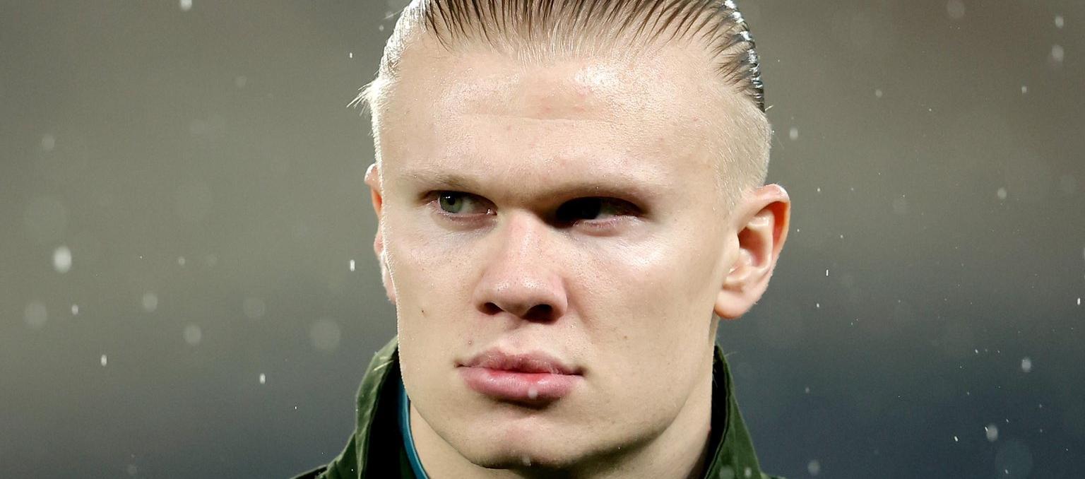 Erling Haaland, delantero del Manchester City.