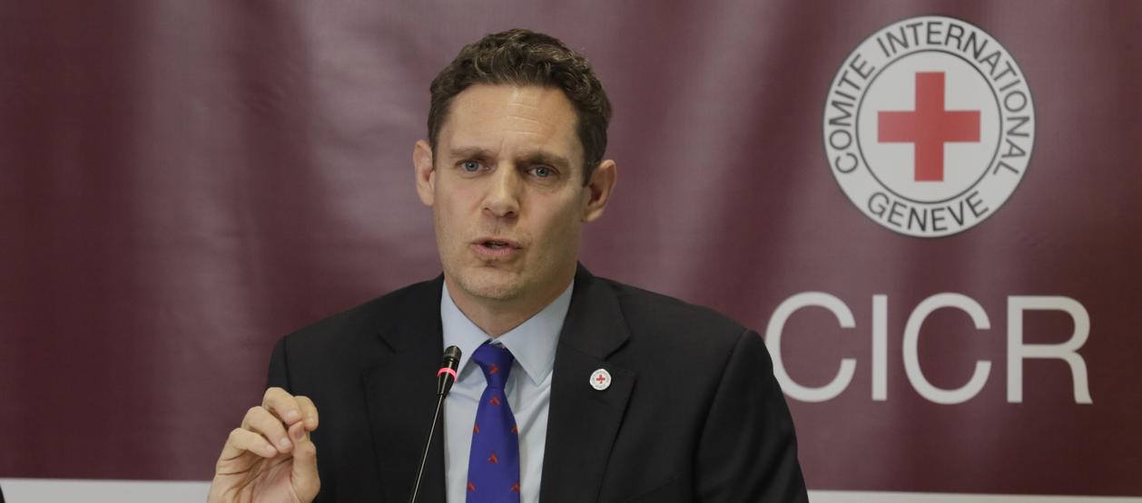 El jefe de la delegación en Colombia del Comité Internacional de la Cruz Roja (CICR), Patrick Hamilton.