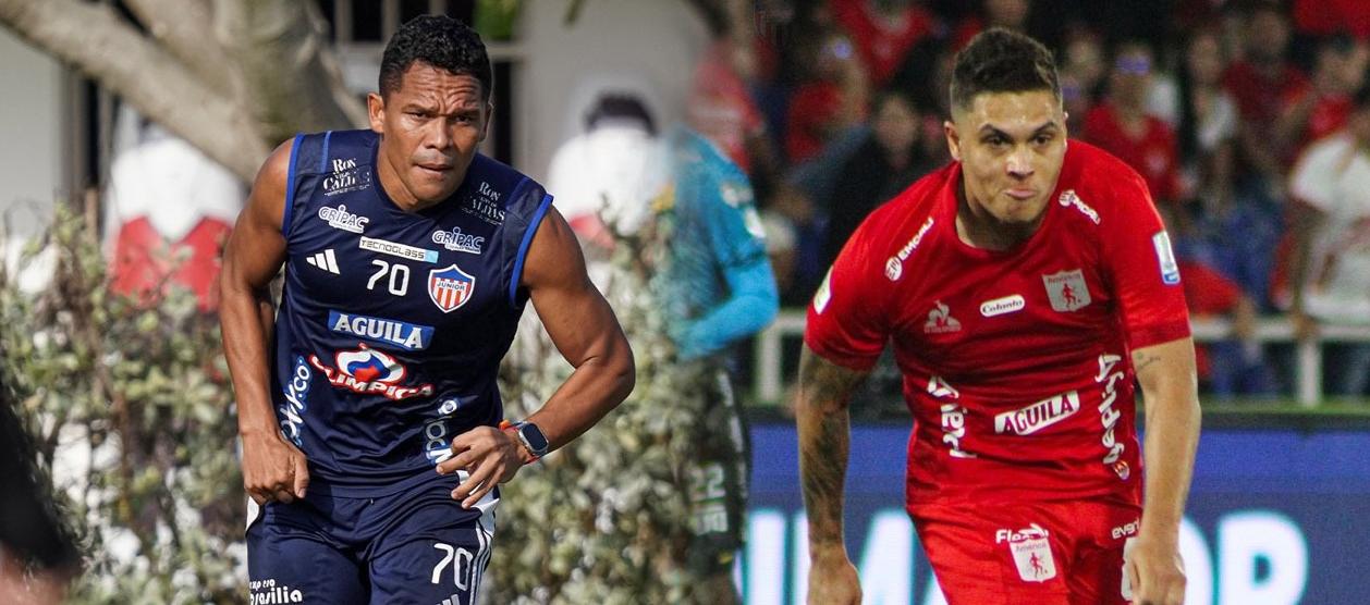 Carlos Bacca y Juan Fernando Quintero, figuras de Junior y América.