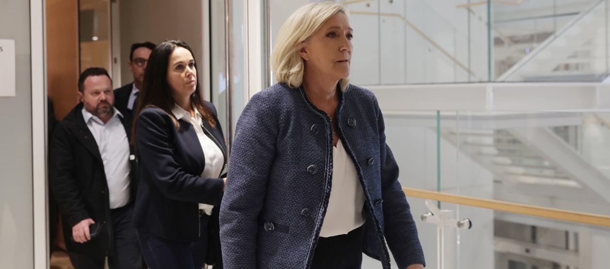 La líder de la extrema derecha francesa Marine Le Pen.