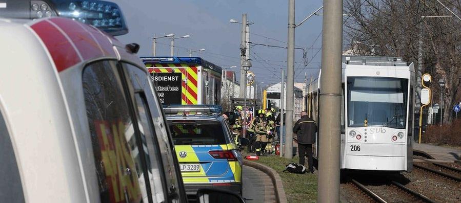 Lugar donde se presentó el ataque a la mujer, en Gera Alemania