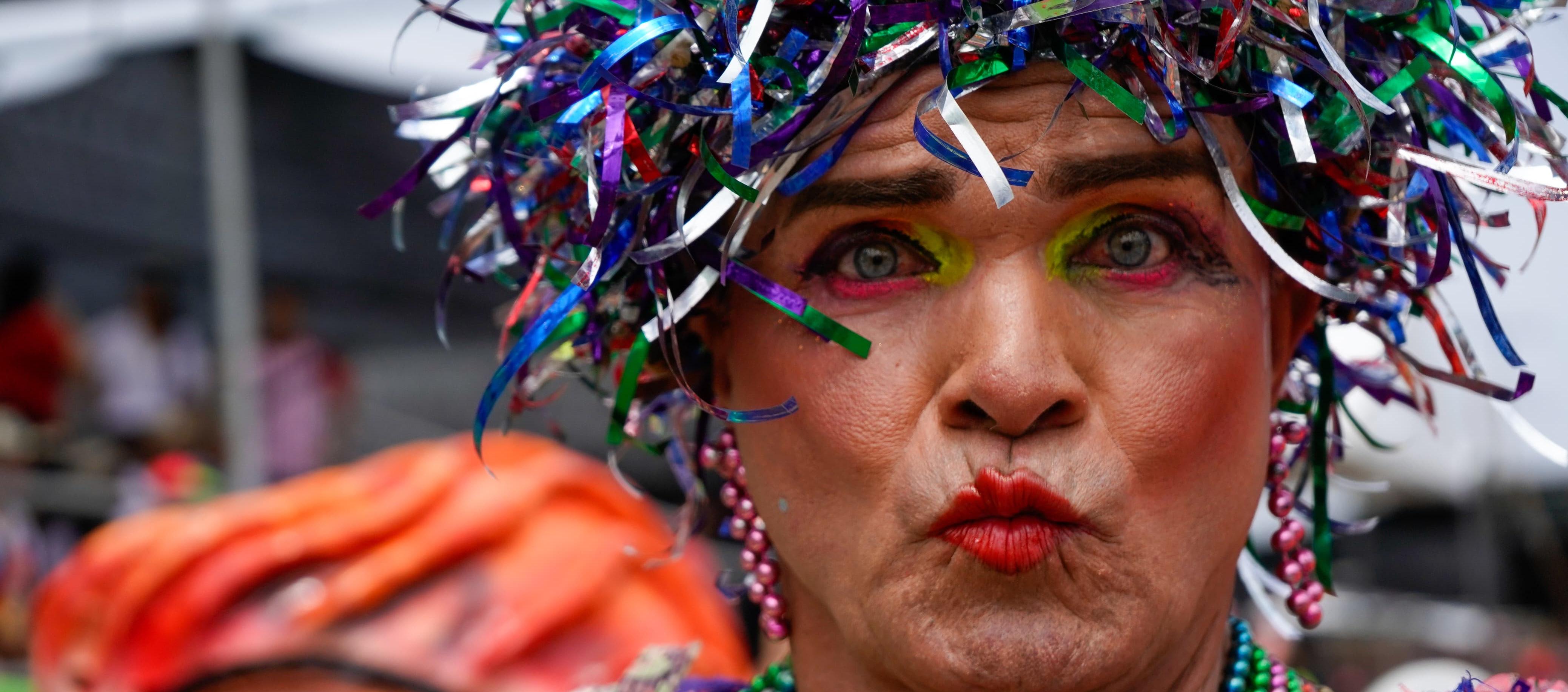 Disfraz de 'María Moñitos'.