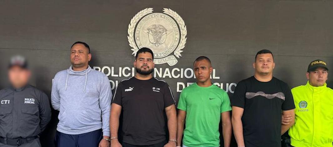 Los presuntos homicidas.