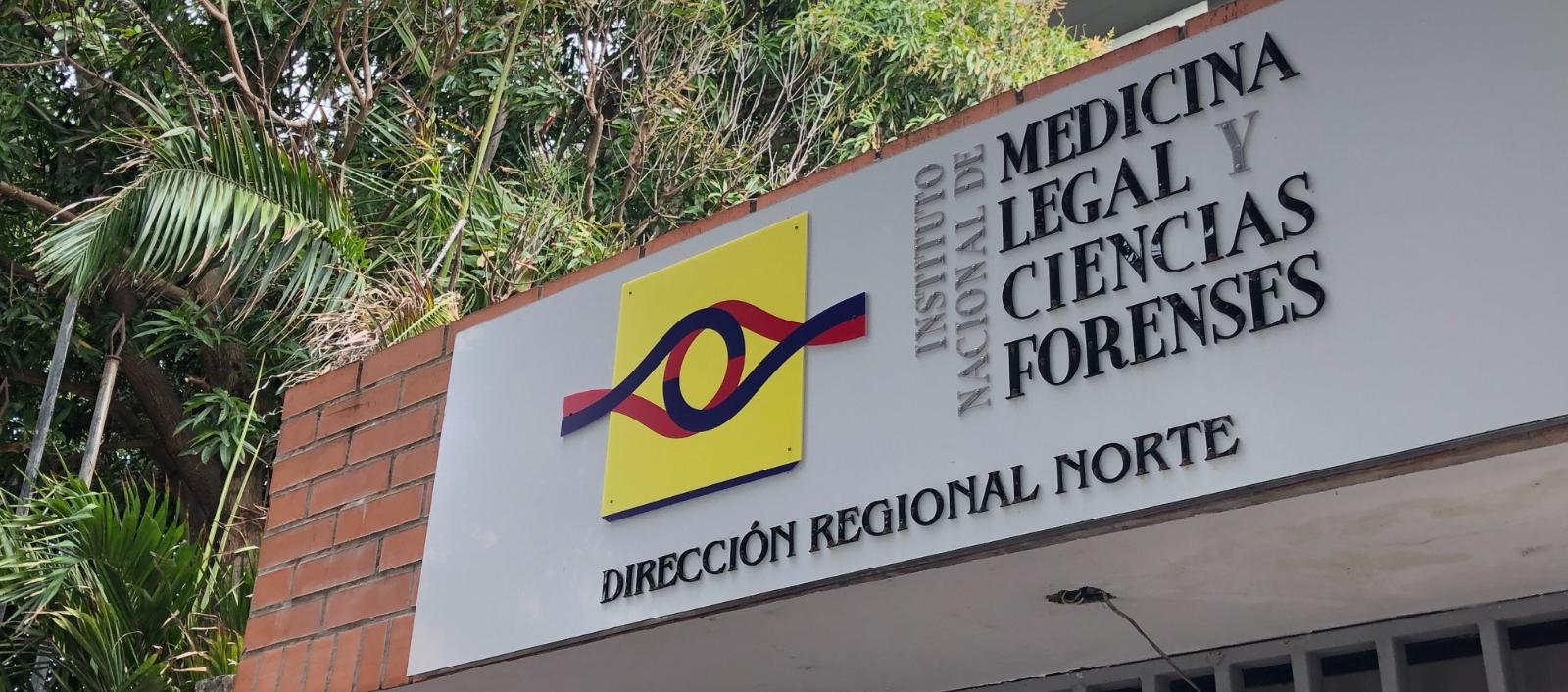 Fachada de Medicina Legal en Barranquilla.