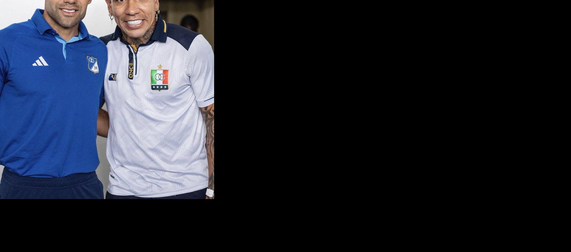 Radamel Falcao y Dayro Moreno cuando se enfrentaron el semestre pasado por liga colombiana.