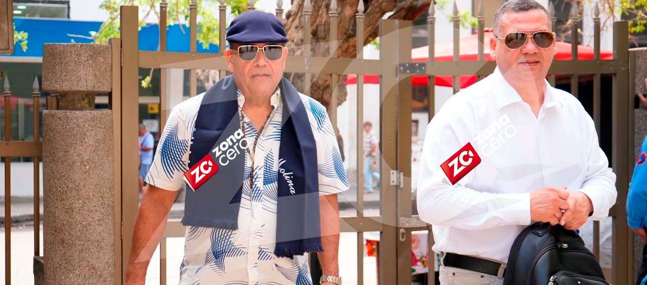 Samuel Santander Lopesierra a su llegada al Centro de Servicios, en Barranquilla. 