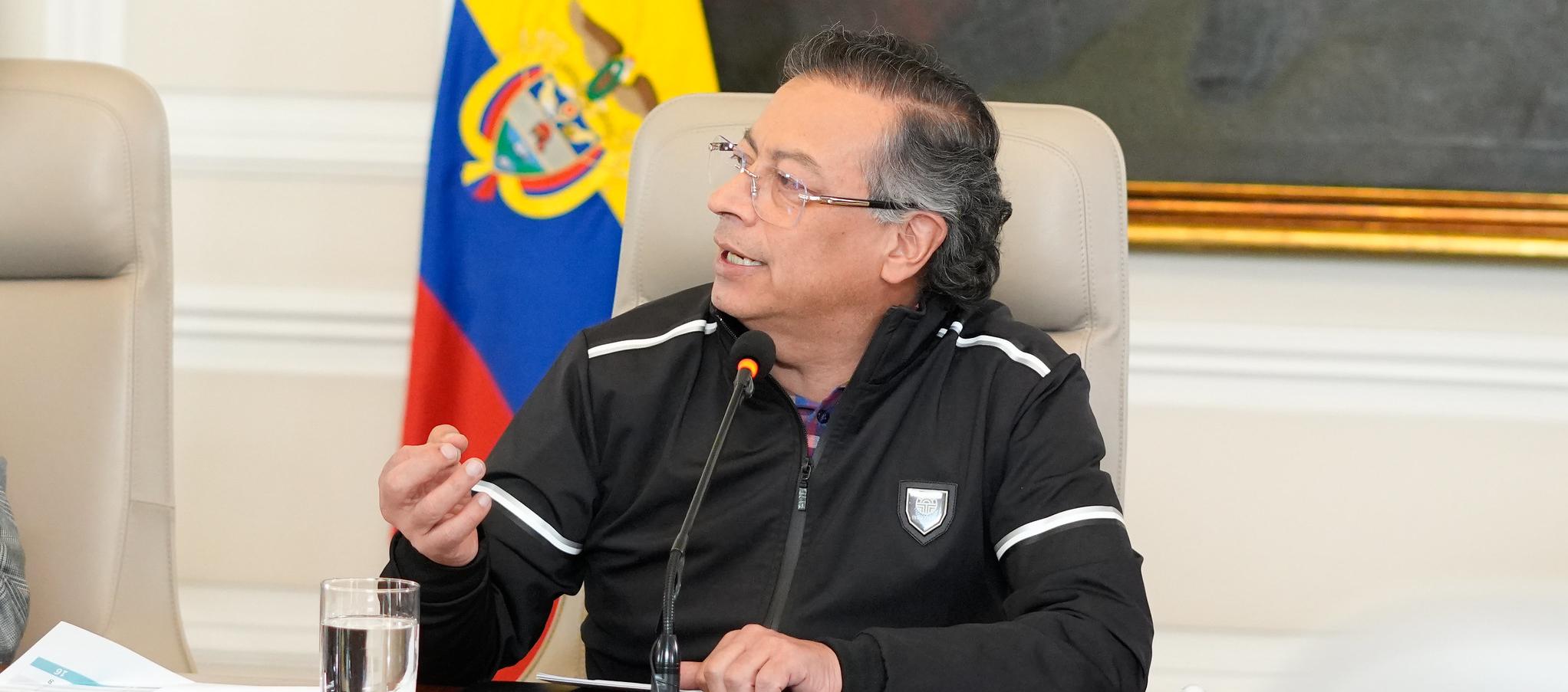 El Presidente Gustavo Petro.
