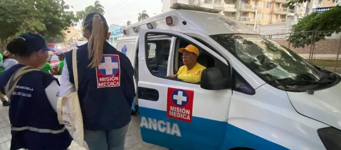 Ambulancias estarán en los desfiles de la Vía 40.