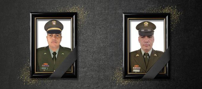 Los dos policías asesinados. 