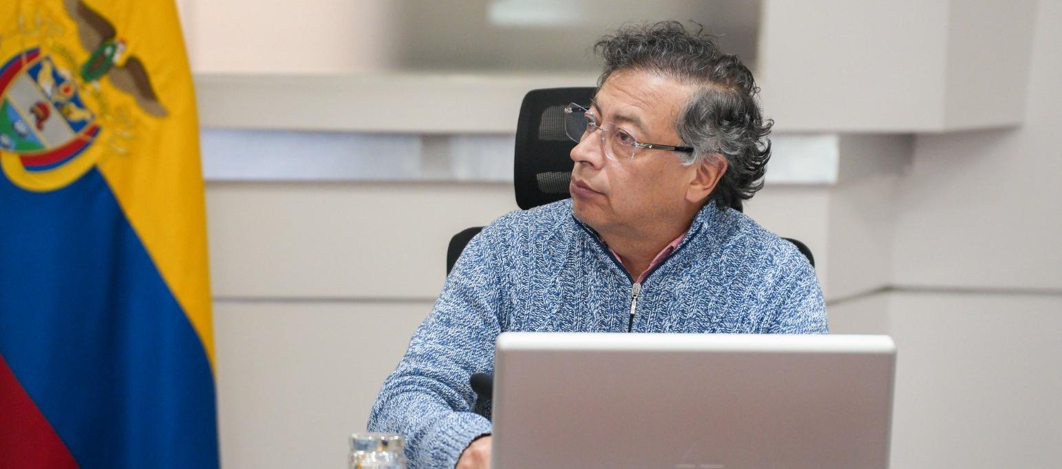 Presidente Gustavo Petro. 