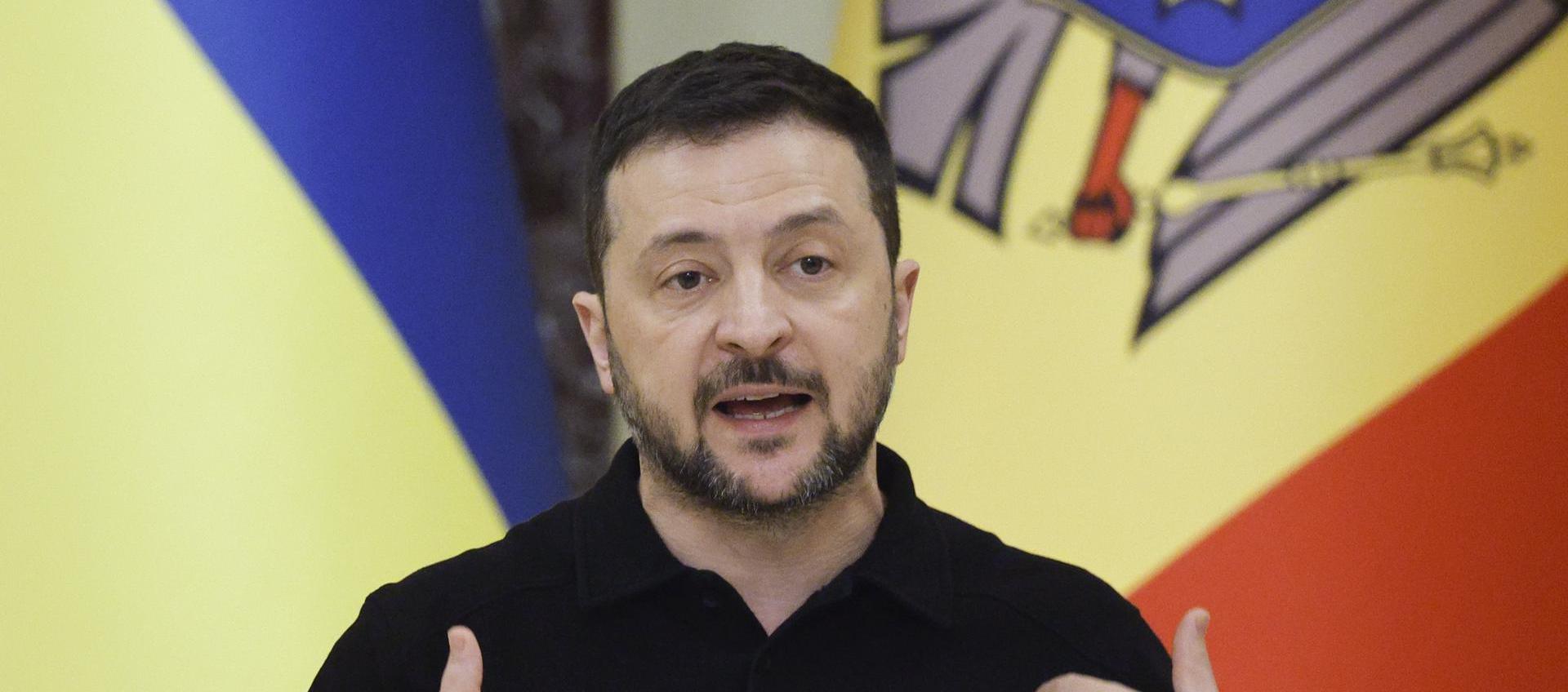 Presidente de Ucrania, Volodímir Zelenski.