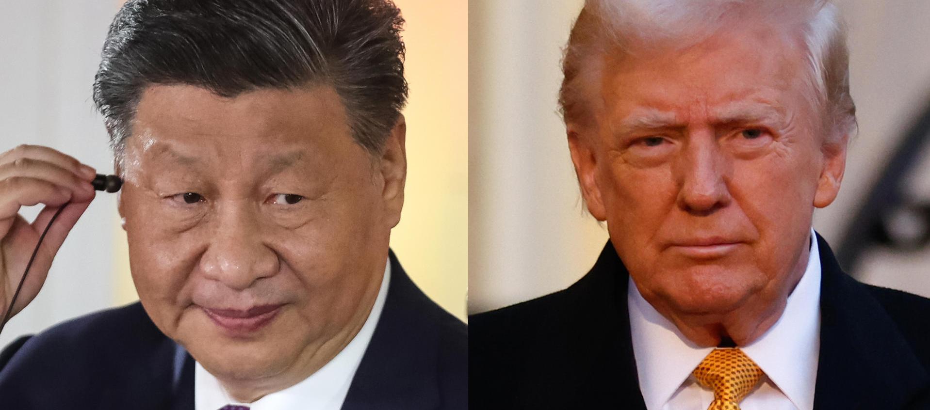 Presidente de China, Xi Jinping, y el presidente EE.UU., Donald Trump.