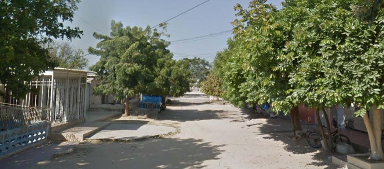 Calle 15 con carrera 27, barrio Rebolo.