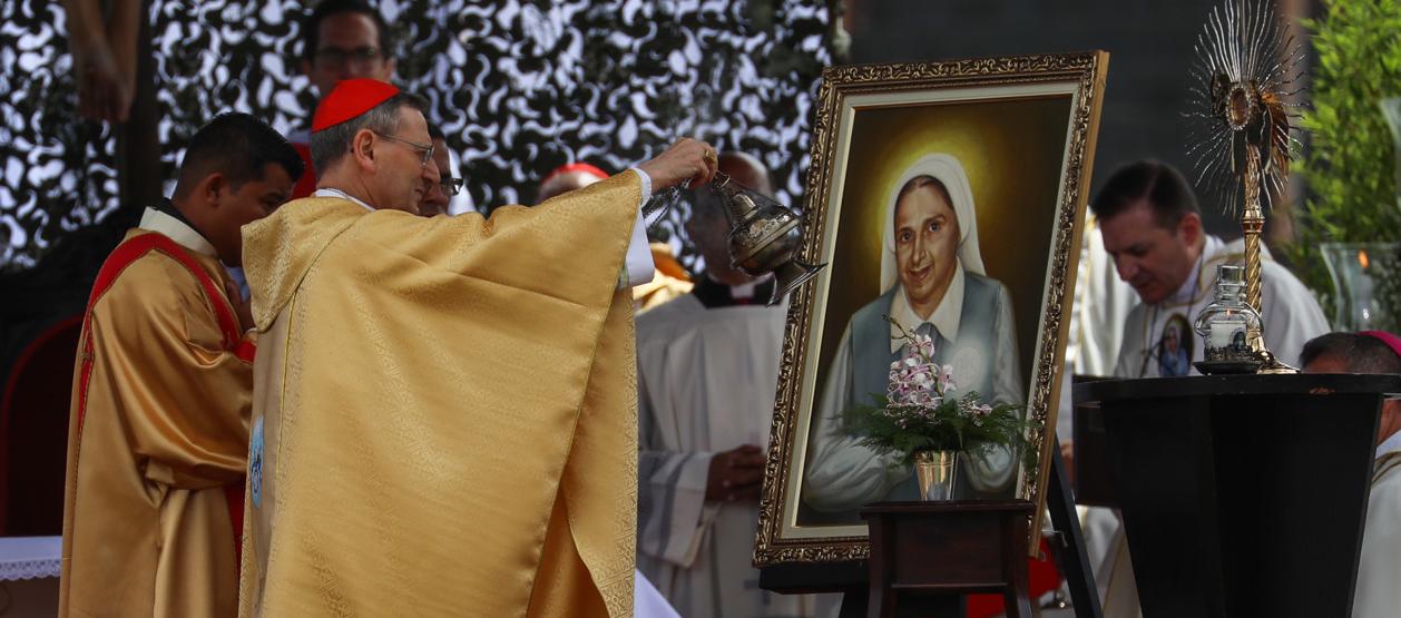 Imagen de archivo de la ceremonia de beatificación de la monja venezolana Carmen Rendiles.