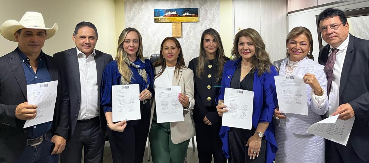 Los senadores que firmaron la ponencia de archivo de la Reforma Laboral.