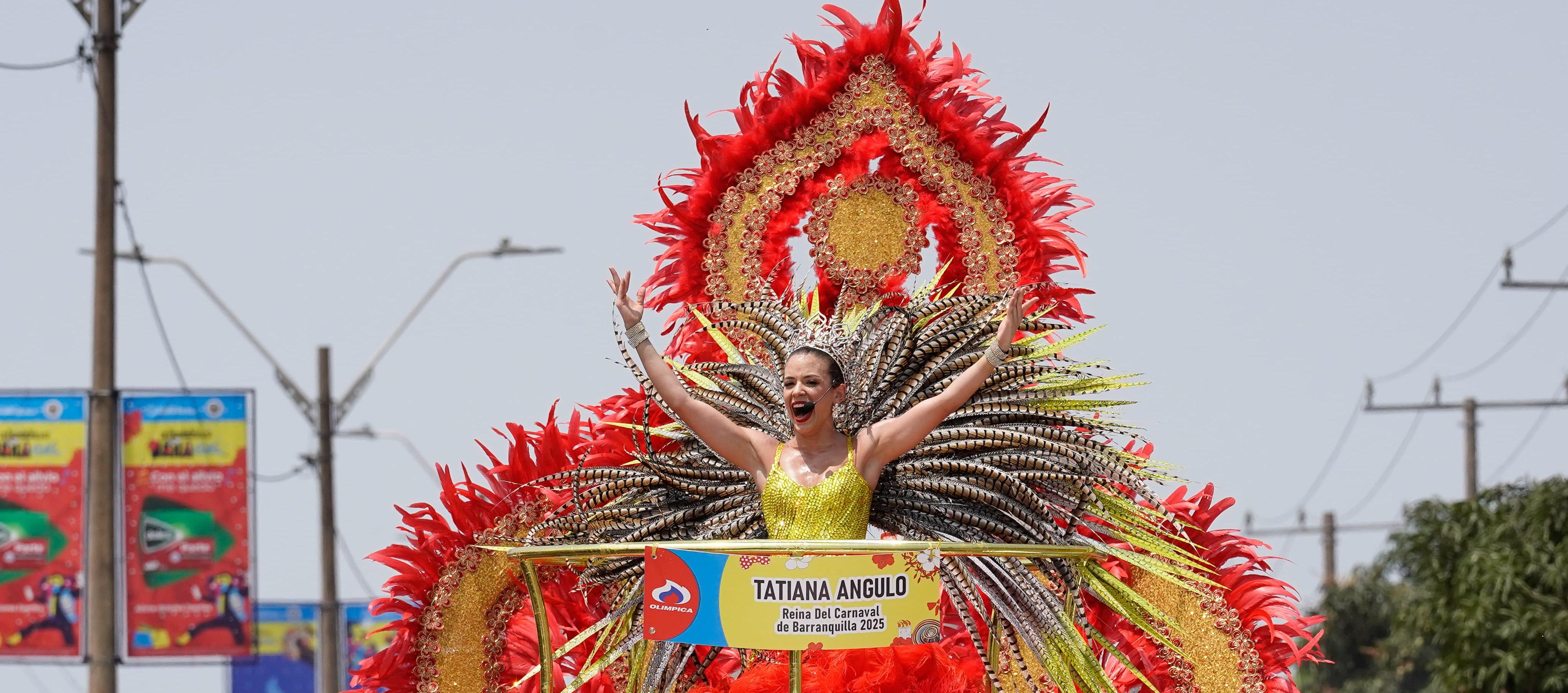 Tatiana Angulo Fernández De Castro, durante la Batalla de Flores.