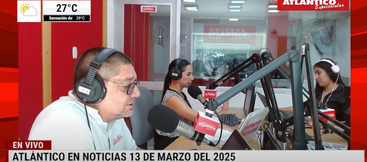 Transmisión de Atlántico en Noticias.