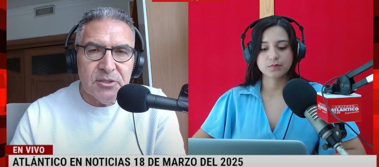 Transmisión de Atlántico en Noticias.