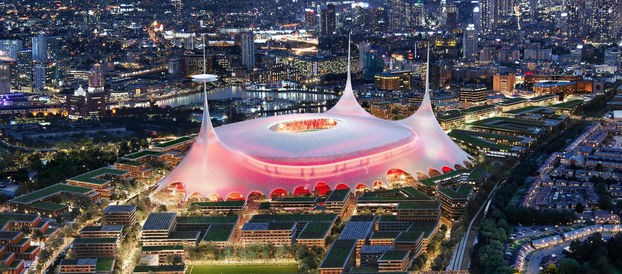 Así será el nuevo estadio del Manchester United.