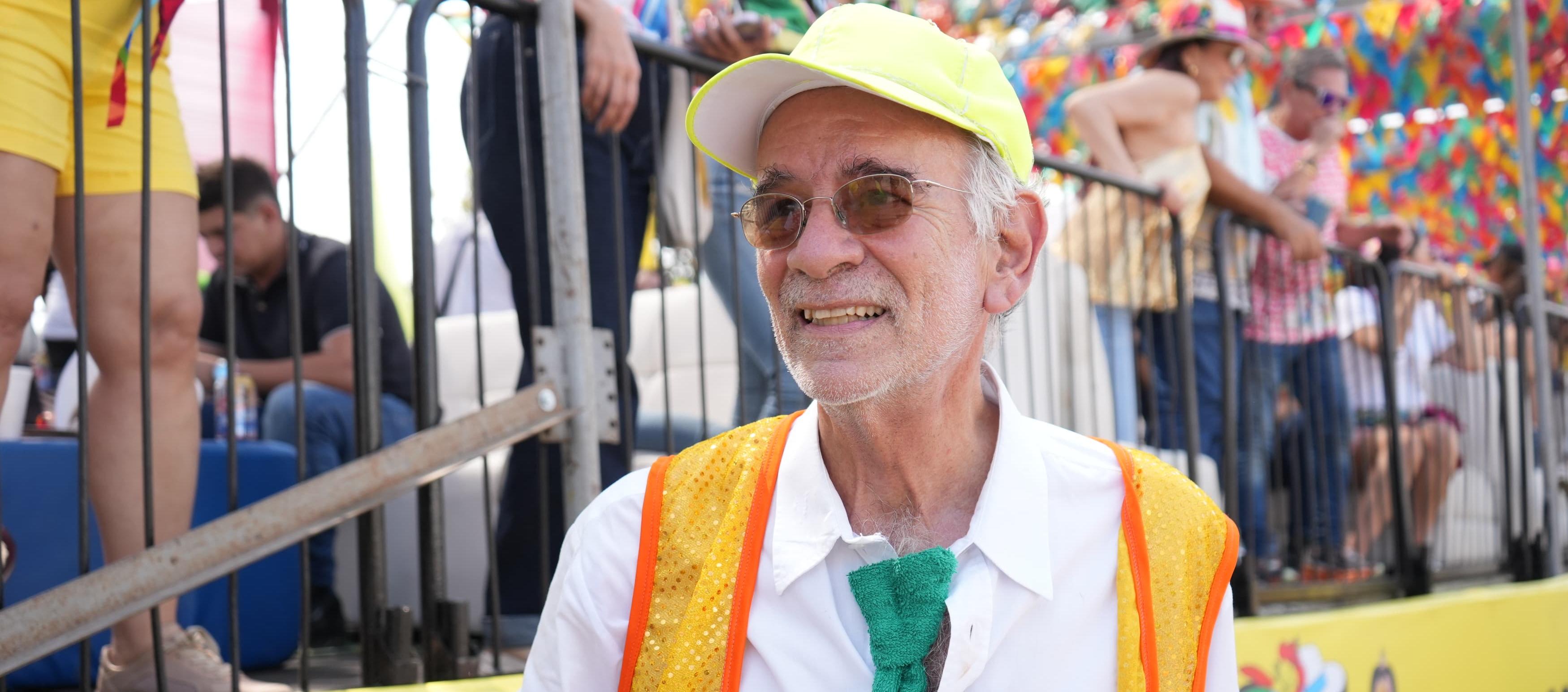 El Gobernador Eduardo Verano durante la Batalla de Flores.