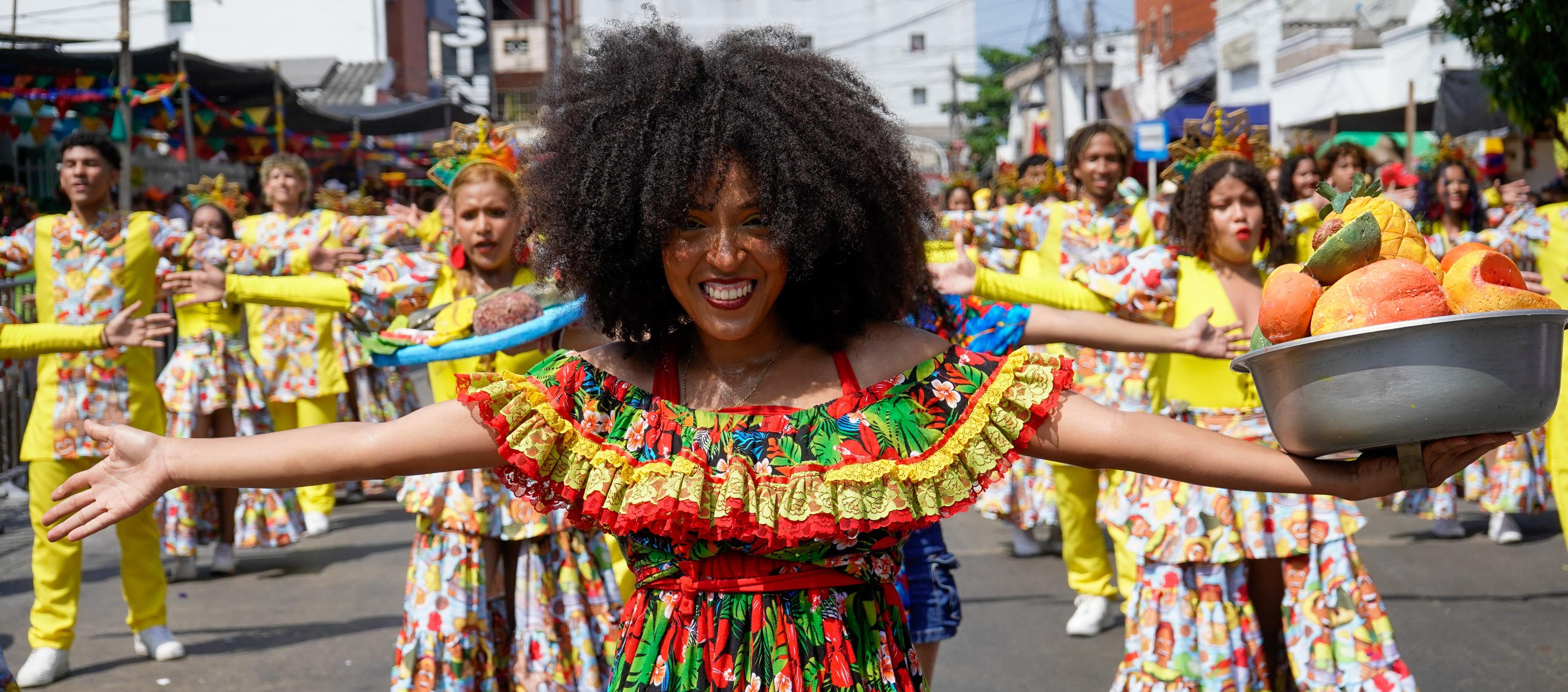 La comparsa "Yo soy Cartagena".
