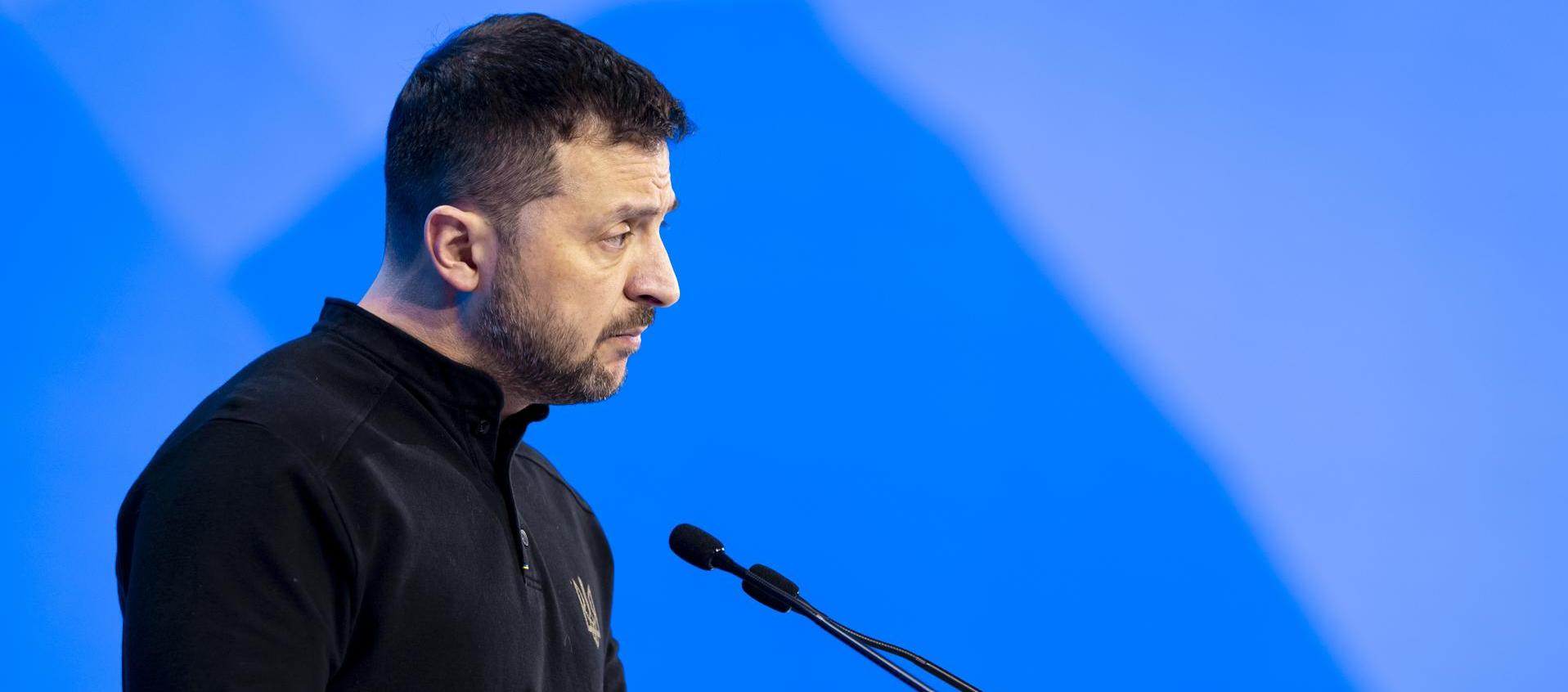 Volodímir Zelenski, Presidente de Ucrania.