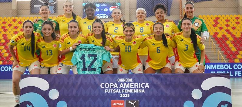 Selección Colombia femenina de futsal, clasificada al Mundial de Filipinas. 