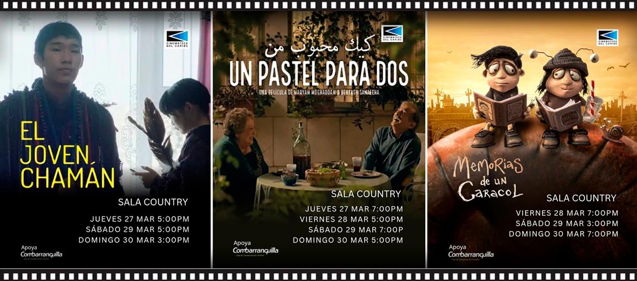 Estas son las películas en cartelera. 