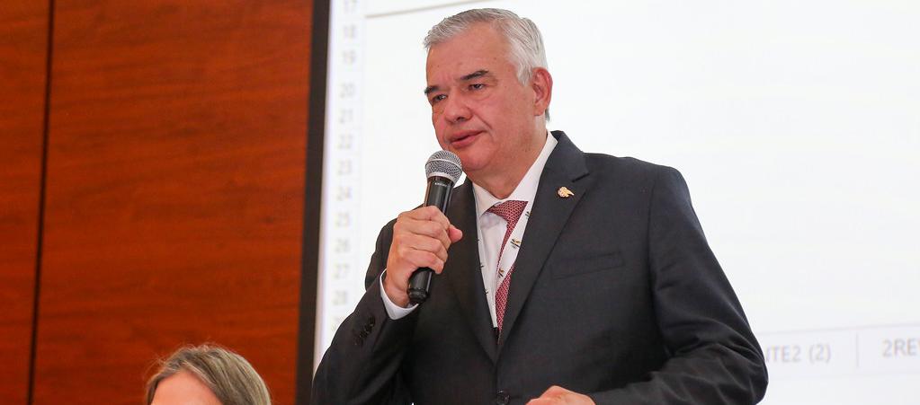 Ciro Solano preside desde 2021 el Comité Olímpico Colombiano. 