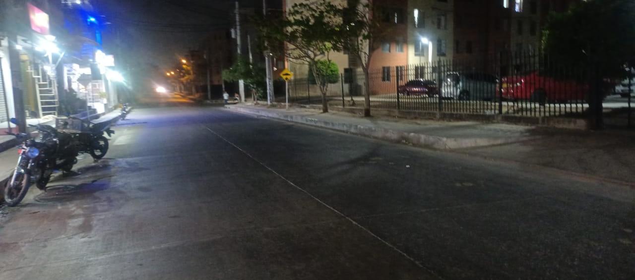 Lugar del accidente. 