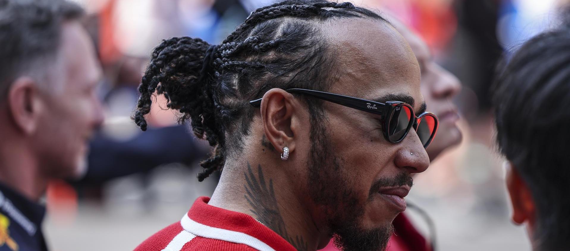 Lewis Hamilton durante el Gran Premio de China.