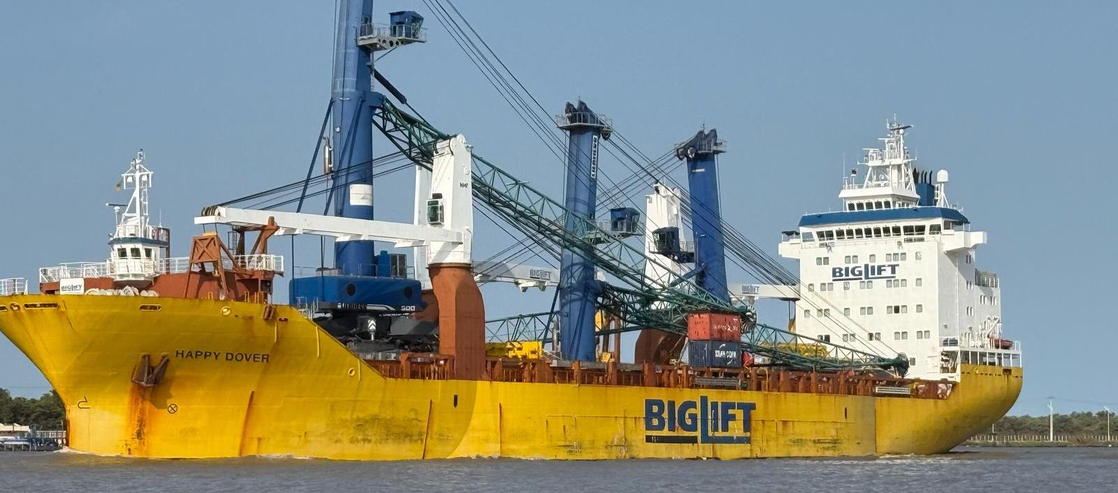 Grúas adquiridas por el Puerto de Barranquilla. 