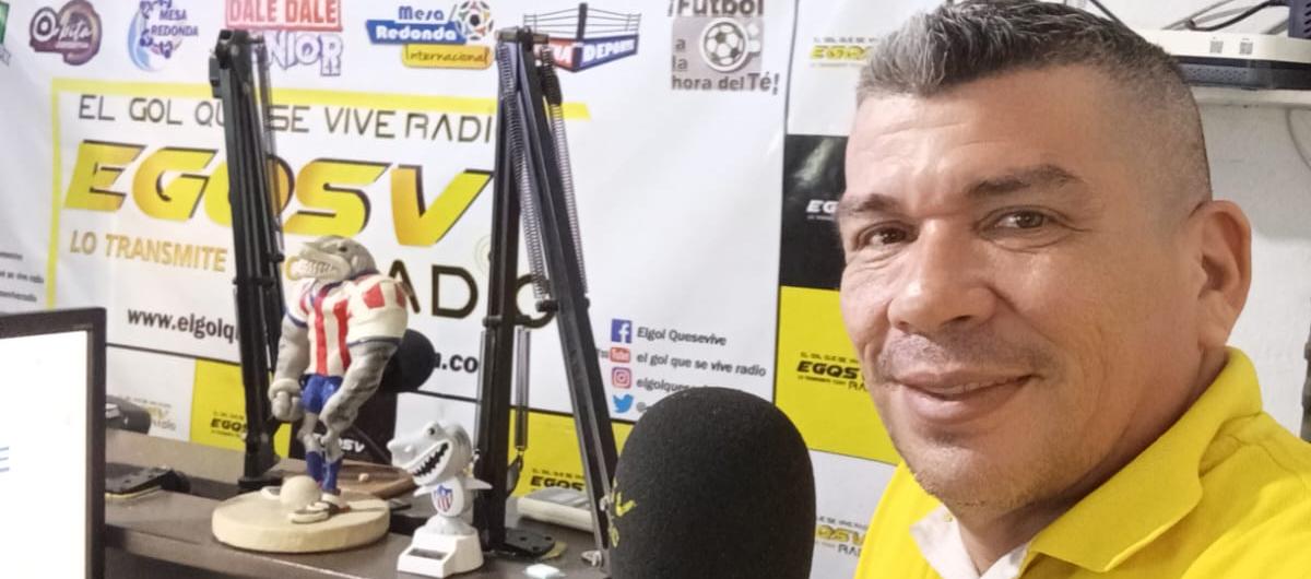 Jerry Benavides, narrador deportivo barranquillero.