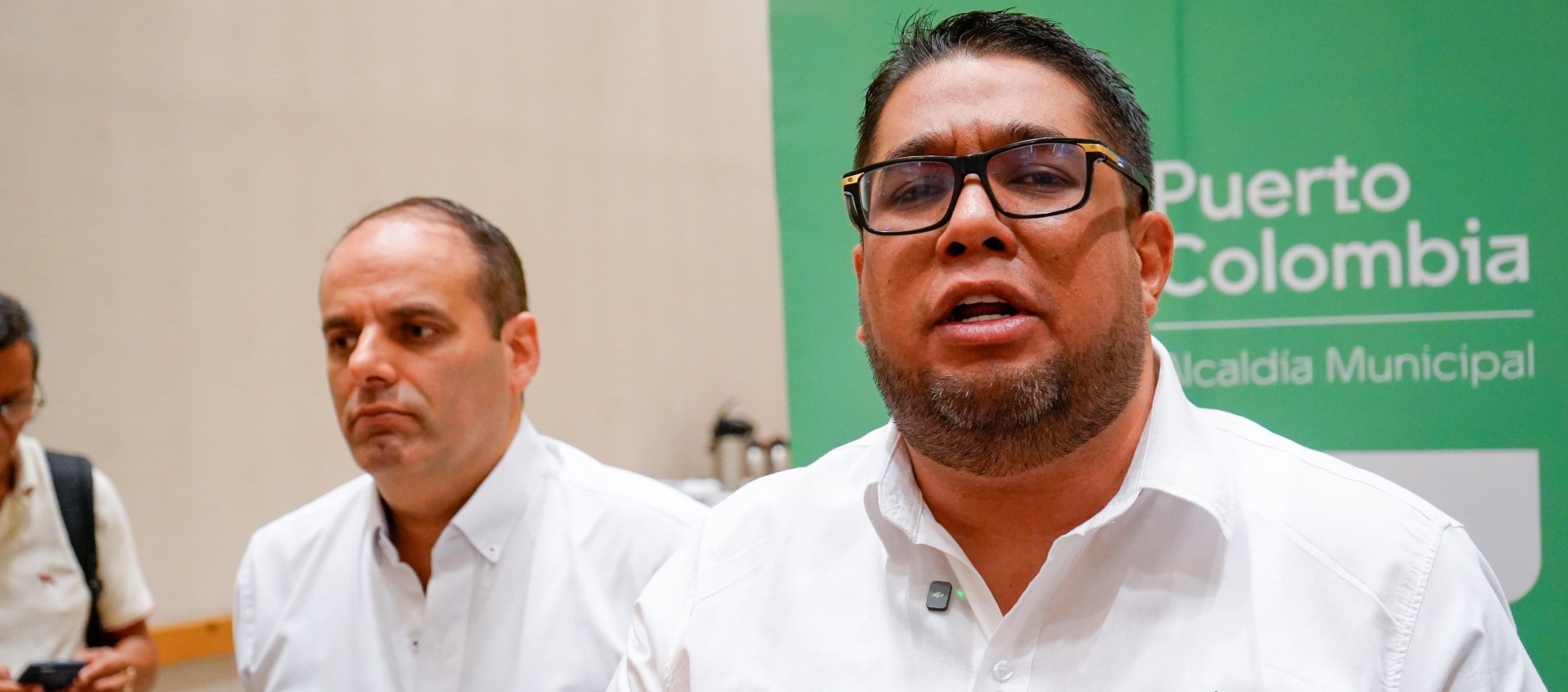 Plinio Cedeño, alcalde de Puerto Colombia.