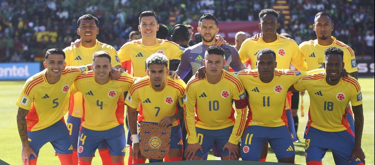 Titular de Colombia en un partido de Eliminatoria 2026.