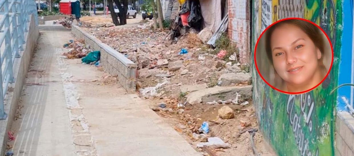 Erika Yamile Gómez Rueda / Sector donde ocurrieron los hechos. 