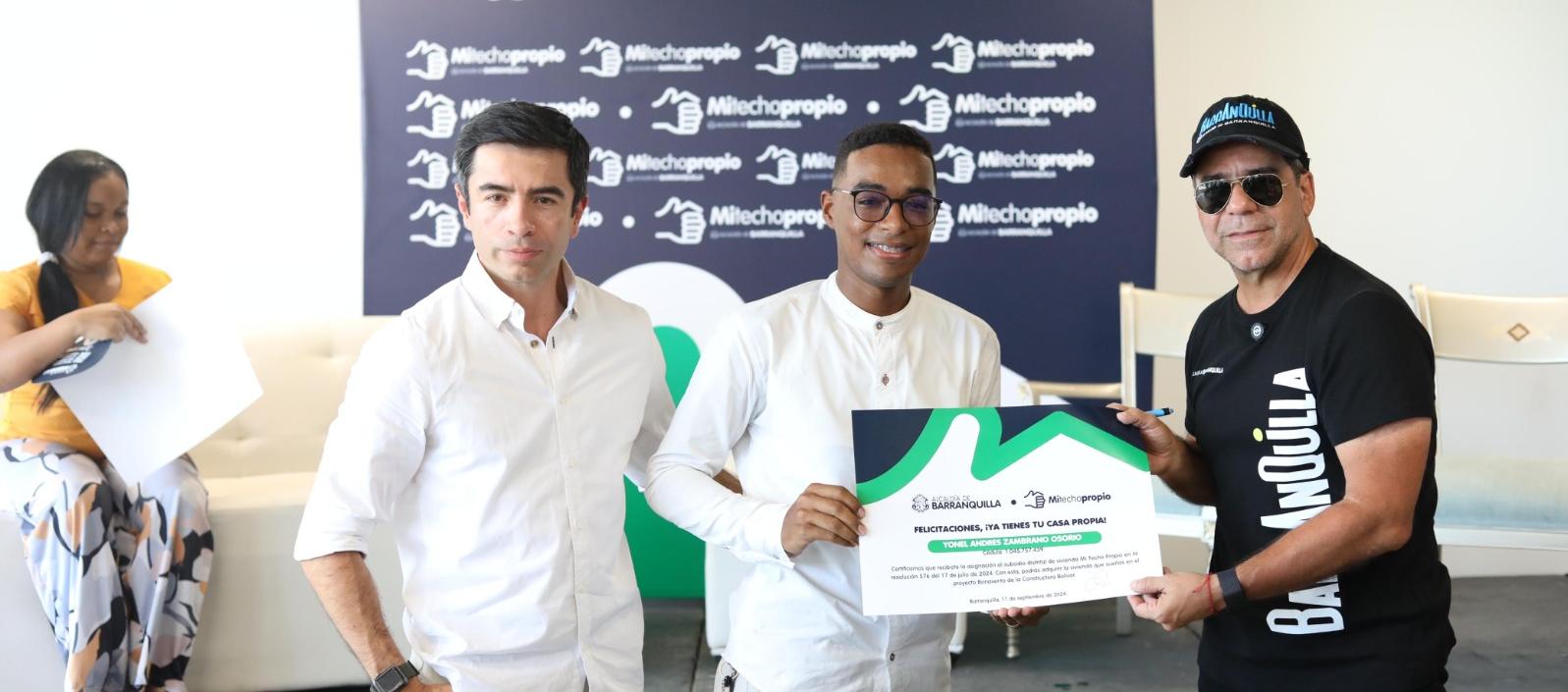 Beneficiario de 'Mi Techo Propio'.