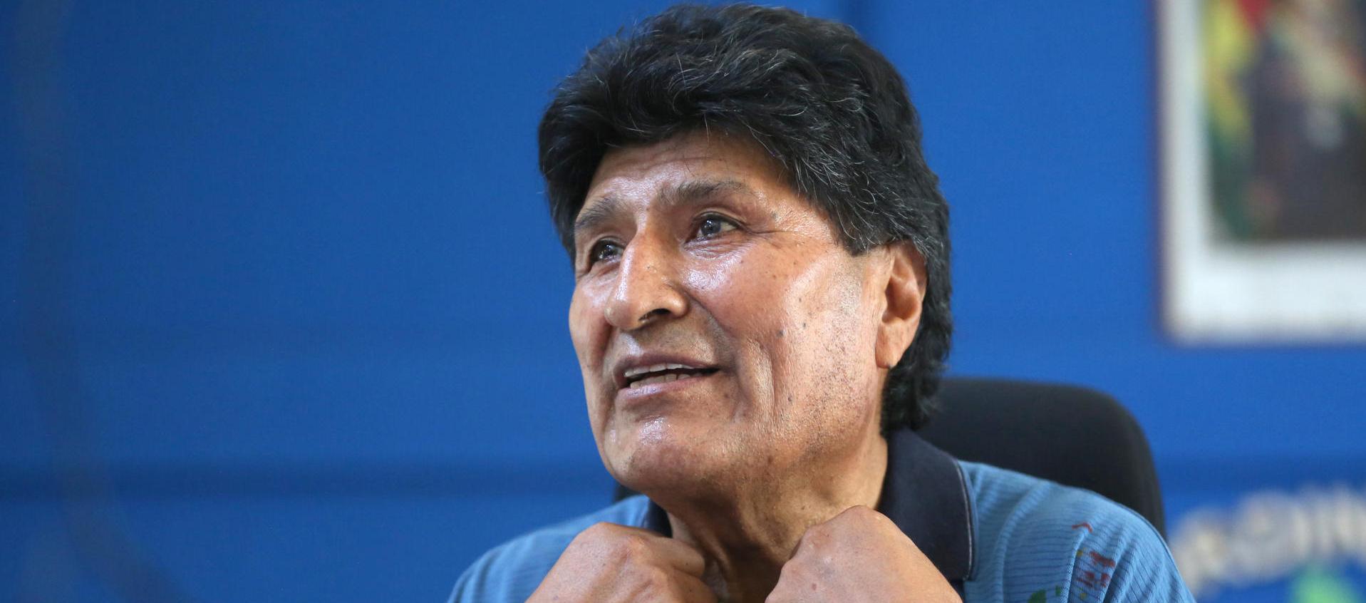 Evo Morales, expresidente de Bolivia.